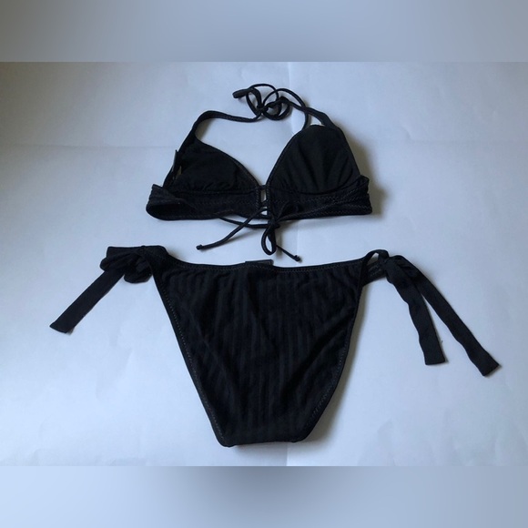 Becca Bikini Set top & bottom Black - Picture 3 of 4